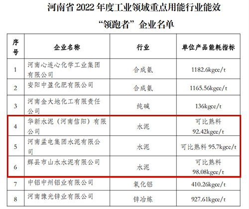 領(lǐng)跑者企業(yè)名單